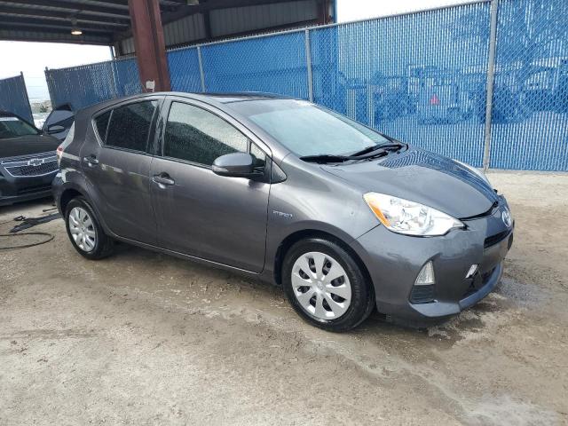 JTDKDTB37D1540015 - 2013 TOYOTA PRIUS C GRAY photo 4