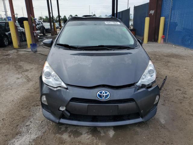 JTDKDTB37D1540015 - 2013 TOYOTA PRIUS C GRAY photo 5