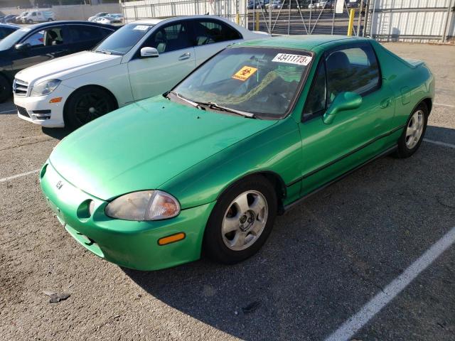 JHMEH6263PS019593 - 1993 HONDA CIVIC DEL SOL SI GREEN photo 1