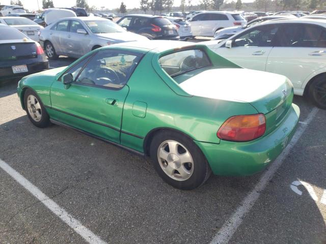 JHMEH6263PS019593 - 1993 HONDA CIVIC DEL SOL SI GREEN photo 2