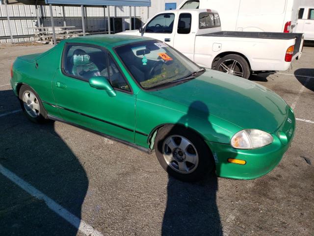 JHMEH6263PS019593 - 1993 HONDA CIVIC DEL SOL SI GREEN photo 4