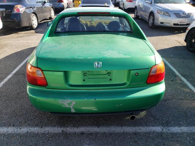 JHMEH6263PS019593 - 1993 HONDA CIVIC DEL SOL SI GREEN photo 6