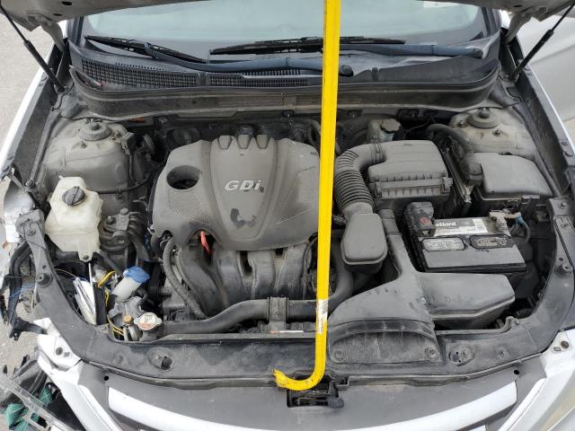 5NPEB4AC0EH925694 - 2014 HYUNDAI SONATA GLS SILVER photo 11