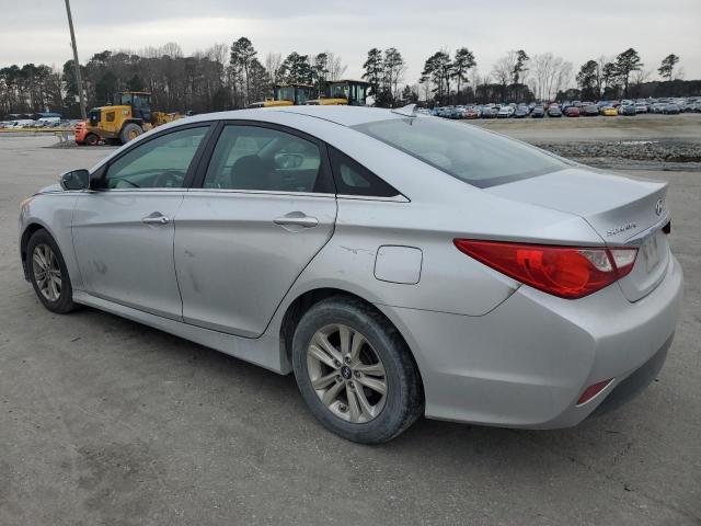 5NPEB4AC0EH925694 - 2014 HYUNDAI SONATA GLS SILVER photo 2