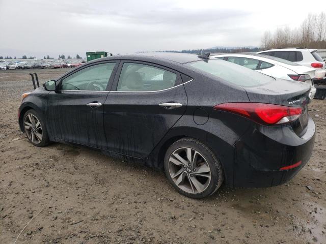 5NPDH4AE0FH561211 - 2015 HYUNDAI ELANTRA SE BLACK photo 2