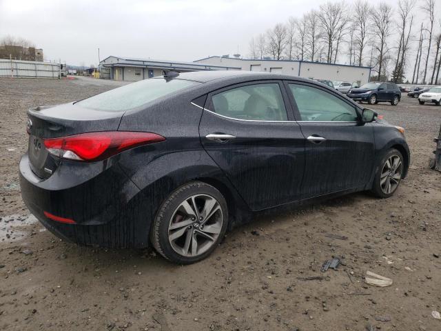 5NPDH4AE0FH561211 - 2015 HYUNDAI ELANTRA SE BLACK photo 3