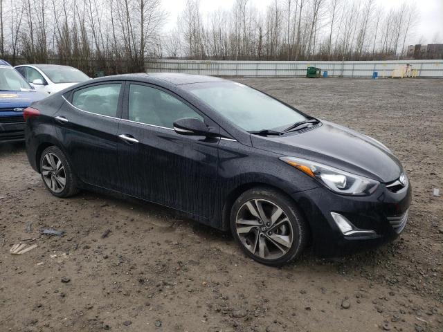 5NPDH4AE0FH561211 - 2015 HYUNDAI ELANTRA SE BLACK photo 4