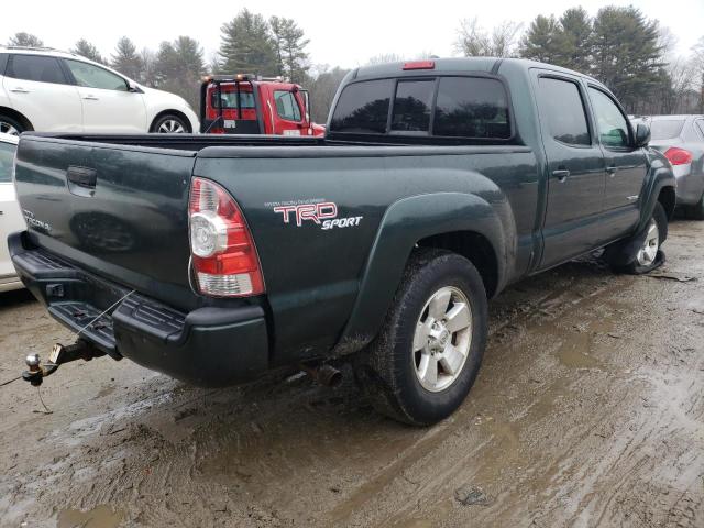 5TEMU4FN9AZ722620 - 2010 TOYOTA TACOMA DOUBLE CAB LONG BED GREEN photo 3