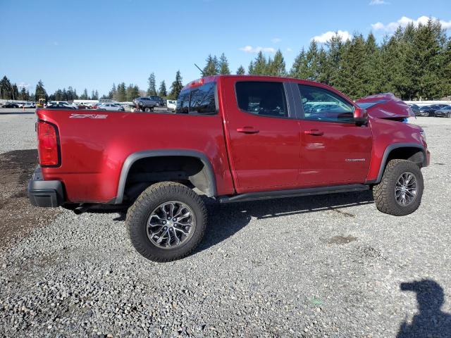 1GCGTEEN5M1139936 - 2021 CHEVROLET COLORADO ZR2 RED photo 3