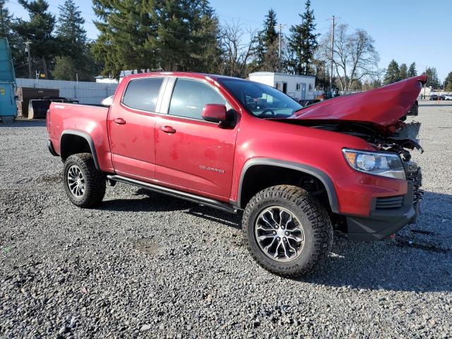 1GCGTEEN5M1139936 - 2021 CHEVROLET COLORADO ZR2 RED photo 4