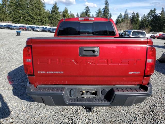 1GCGTEEN5M1139936 - 2021 CHEVROLET COLORADO ZR2 RED photo 6