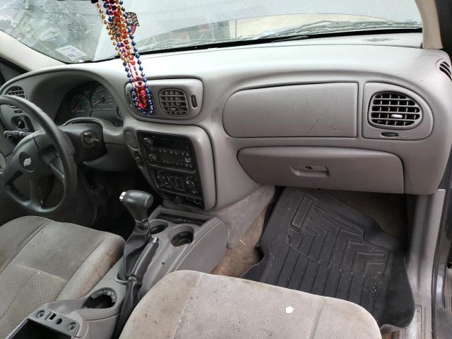 1GNDS13S872253684 - 2007 CHEVROLET TRAILBLAZE LS GRAY photo 8