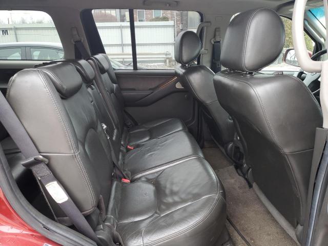 5N1AR18W45C721917 - 2005 NISSAN PATHFINDER LE წითელი ფოტო 11