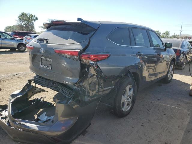 5TDKDRBH1PS014016 - 2023 TOYOTA HIGHLANDER L GRAY photo 3