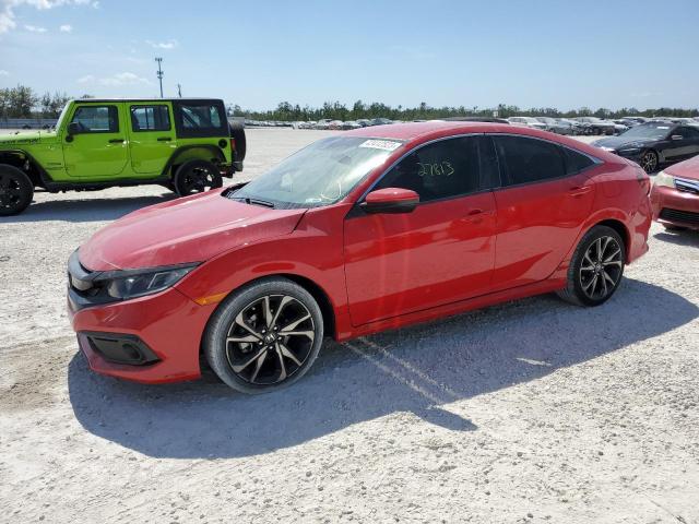 2HGFC2F88MH510660 - 2021 HONDA CIVIC SPORT 红色 照片 1