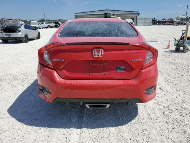 2HGFC2F88MH510660 - 2021 HONDA CIVIC SPORT RED photo 6