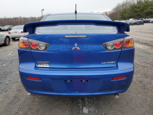 JA32U2FU5AU033653 - 2010 MITSUBISHI LANCER ES/ES SPORT BLUE photo 6