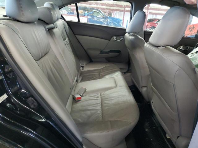 19XFB2F97CE076252 - 2012 HONDA CIVIC EXL შავი ფოტო 10