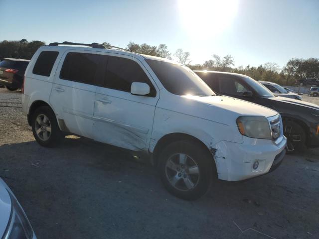 5FNYF38529B028237 - 2009 HONDA PILOT EXL WHITE photo 4