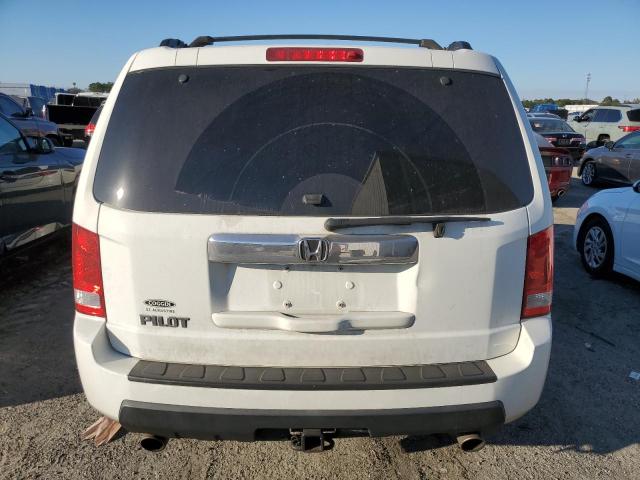 5FNYF38529B028237 - 2009 HONDA PILOT EXL WHITE photo 6