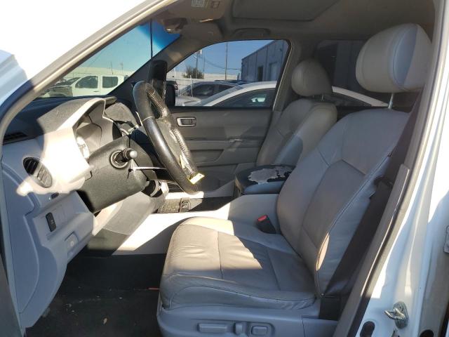 5FNYF38529B028237 - 2009 HONDA PILOT EXL WHITE photo 7