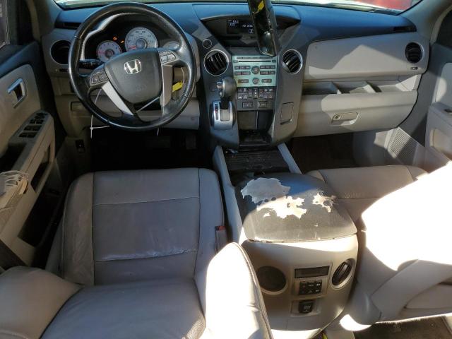 5FNYF38529B028237 - 2009 HONDA PILOT EXL WHITE photo 8