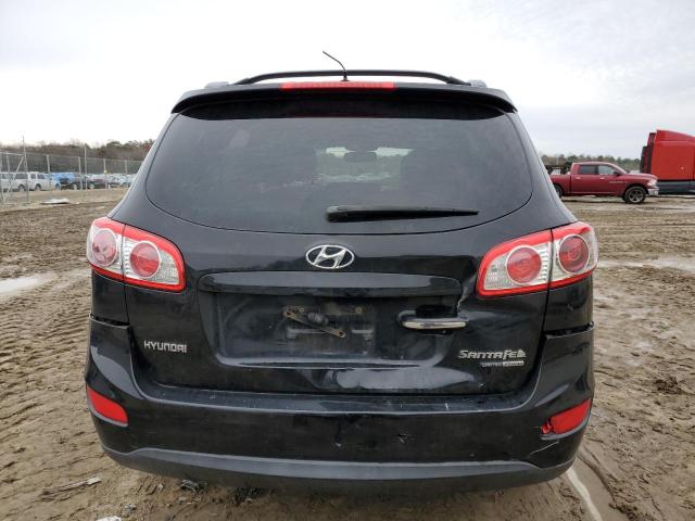 5NMSKDAG8AH373357 - 2010 HYUNDAI SANTA FE LIMITED BLACK photo 6