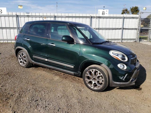 ZFBCFADH8EZ014817 - 2014 FIAT 500L TREKKING GREEN photo 4