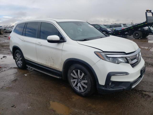 5FNYF6H55KB010015 - 2019 HONDA PILOT EXL WHITE photo 4