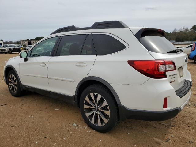 4S4BSBNC9F3292915 - 2015 SUBARU OUTBACK 2.5I LIMITED WHITE photo 2