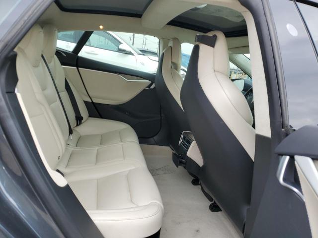 5YJSA1E42HF227582 - 2017 TESLA MODEL S CHARCOAL photo 10