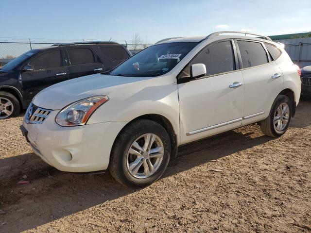 JN8AS5MT6DW028036 - 2013 NISSAN ROGUE S WHITE photo 1