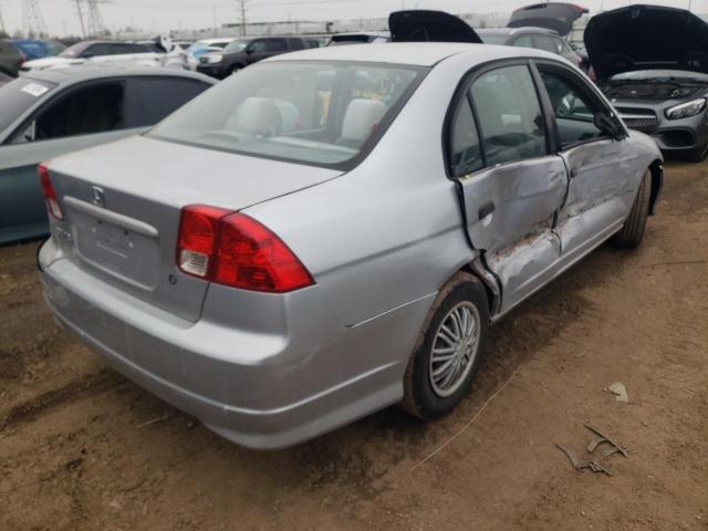 1HGES16304L024294 - 2004 HONDA CIVIC DX VP SILVER photo 3