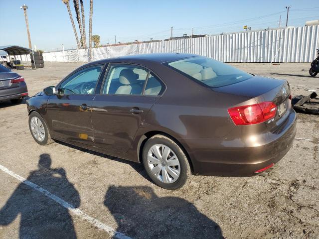 3VW2K7AJ9CM354889 - 2012 VOLKSWAGEN JETTA BASE Շագանակագույն լուսանկար 2