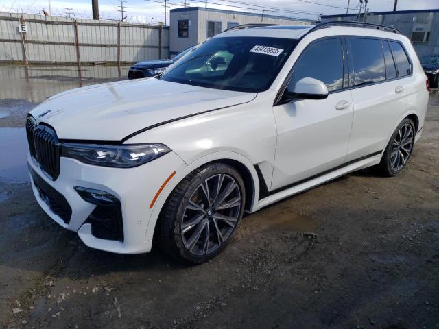 5UXCX6C00M9E75948 - 2021 BMW X7 M50I WHITE photo 1