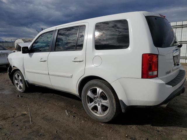 5FNYF3H54EB014642 - 2014 HONDA PILOT EXL WHITE photo 2