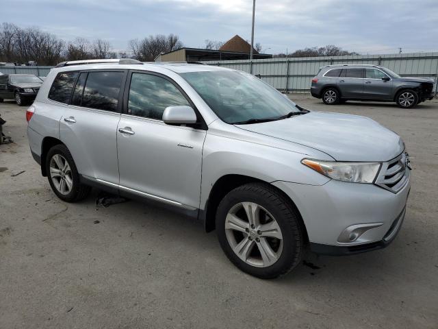 5TDDK3EH4CS124558 - 2012 TOYOTA HIGHLANDER LIMITED SILVER photo 4