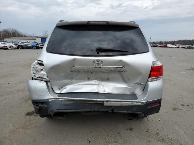 5TDDK3EH4CS124558 - 2012 TOYOTA HIGHLANDER LIMITED SILVER photo 6