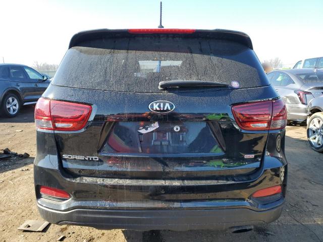 5XYPG4A32KG533474 - 2019 KIA SORENTO L BLACK photo 6