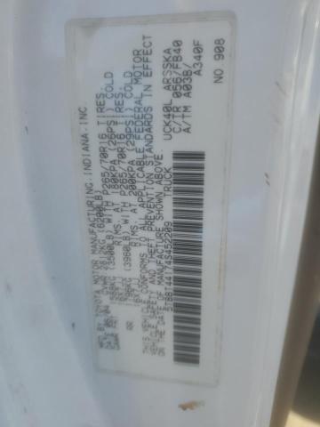 5TBBT44174S452209 - 2004 TOYOTA TUNDRA ACCESS CAB SR5 WHITE photo 12