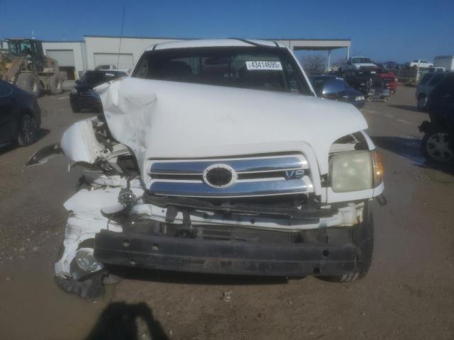 5TBBT44174S452209 - 2004 TOYOTA TUNDRA ACCESS CAB SR5 WHITE photo 5