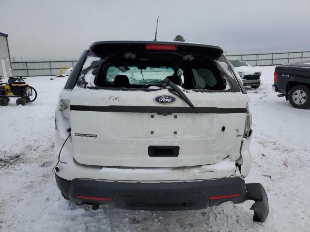 1FM5K8AR5FGB91924 - 2015 FORD EXPLORER POLICE INTERCEPTOR თეთრი ფოტო 6