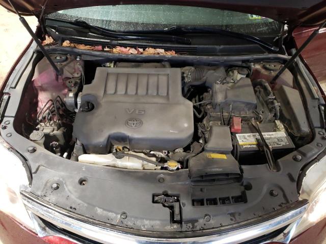 4T1BK1EB6DU039544 - 2013 TOYOTA AVALON BASE BURGUNDY photo 11