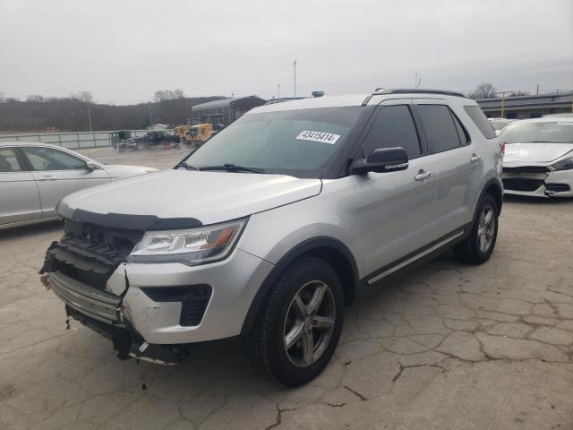 1FM5K7D81JGA23929 - 2018 FORD EXPLORER XLT SILVER photo 1