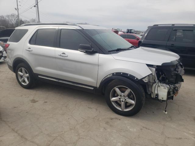 1FM5K7D81JGA23929 - 2018 FORD EXPLORER XLT SILVER photo 4