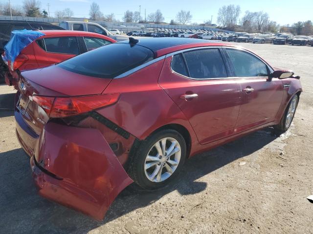 5XXGN4A7XDG215165 - 2013 KIA OPTIMA EX RED photo 3