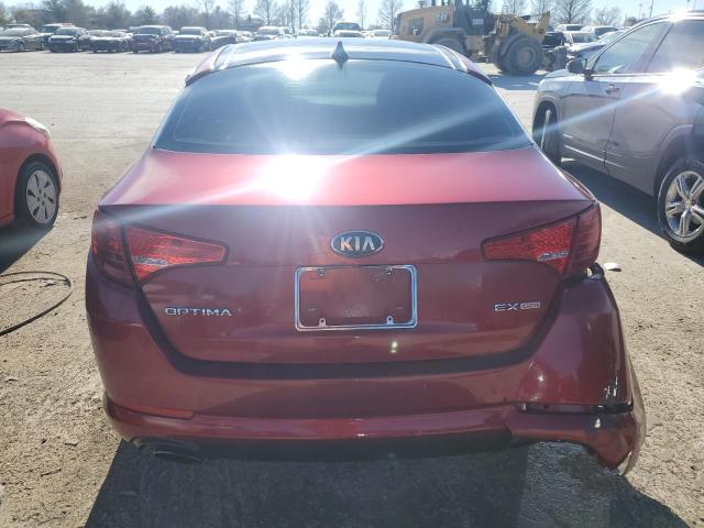 5XXGN4A7XDG215165 - 2013 KIA OPTIMA EX RED photo 6