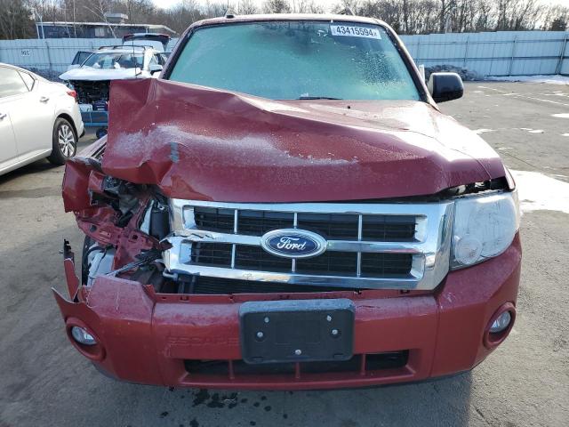 1FMCU0D79BKA24535 - 2011 FORD ESCAPE XLT RED photo 5