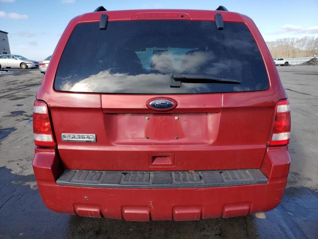 1FMCU0D79BKA24535 - 2011 FORD ESCAPE XLT RED photo 6