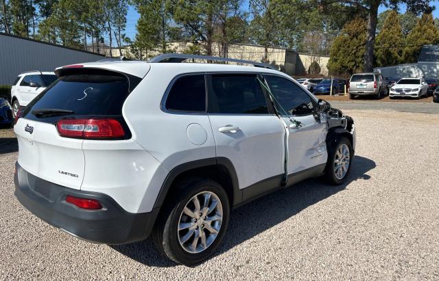 1C4PJLDB8GW273414 - 2016 JEEP CHEROKEE LIMITED WHITE photo 4